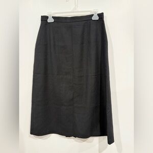 Vintage Park Moor Black Women's Wool Skirt